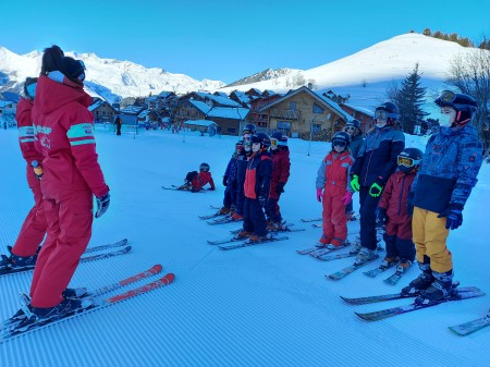 Photo séjour Albiez : Ski, luge et boules de neige