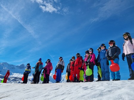 Photo séjour Albiez : Ski, luge et boules de neige