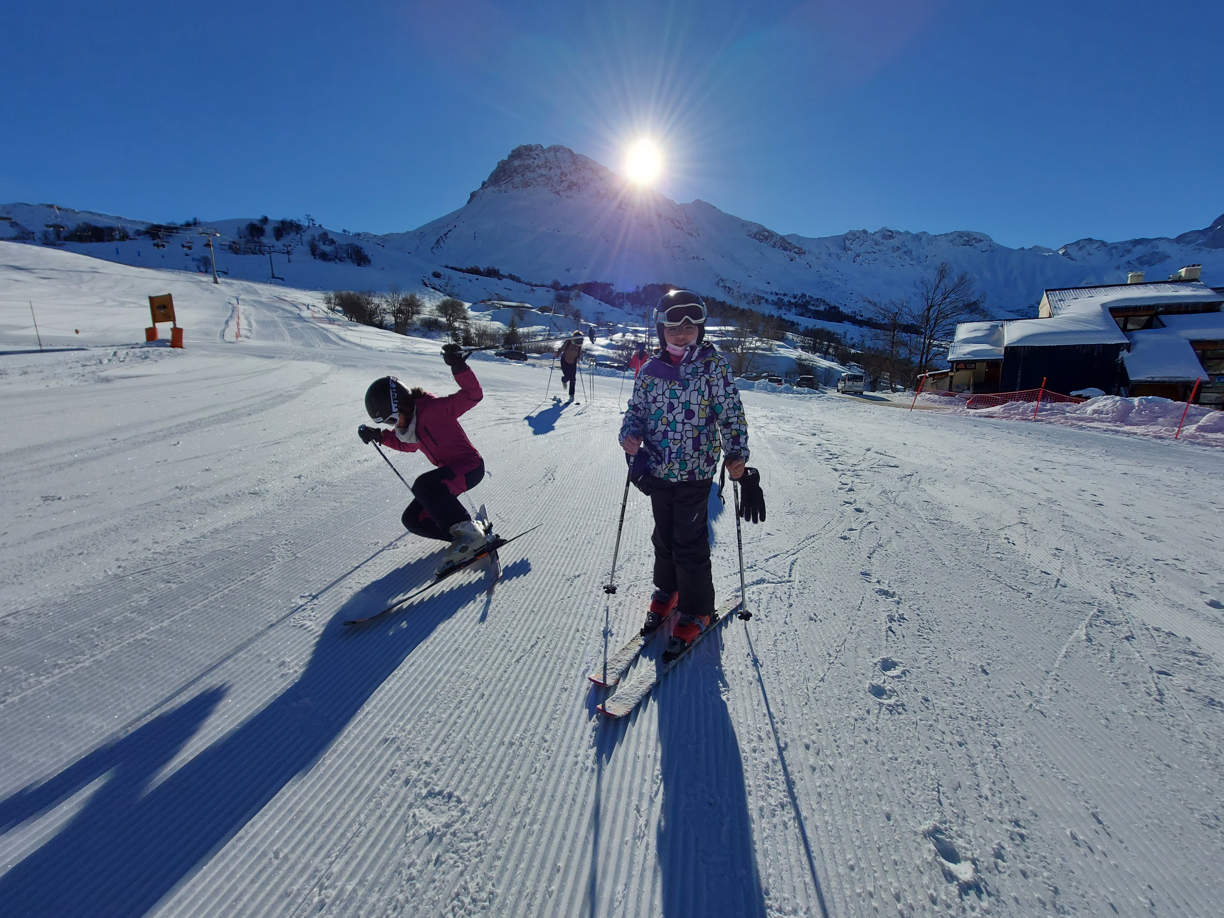Photo séjour Albiez : Ski, luge et boules de neige